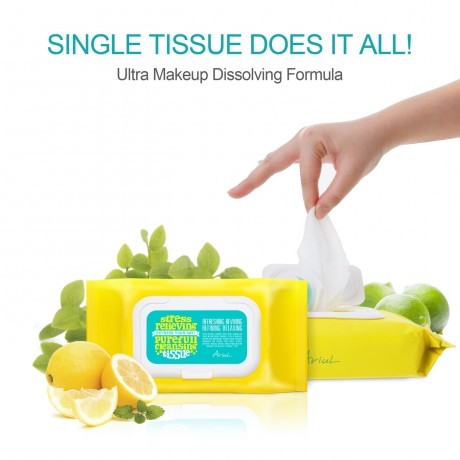 Stress Relieving Purefull Cleansing Tissue (80 Sheets)